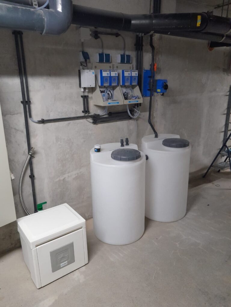 Natrium-bicarbonaat doseerinstallatie