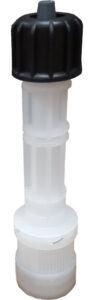 Verzwaard voetventiel 6x12 mm